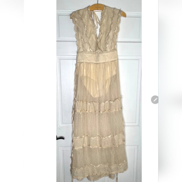 Free People Luna Lace Maxi Bodysuit Dress - Picture 4 of 15